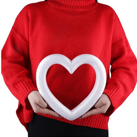 1/10Pcs Women Hollow Heart Foam Modelling DIY Craft Wedding Party Decor Supplies
