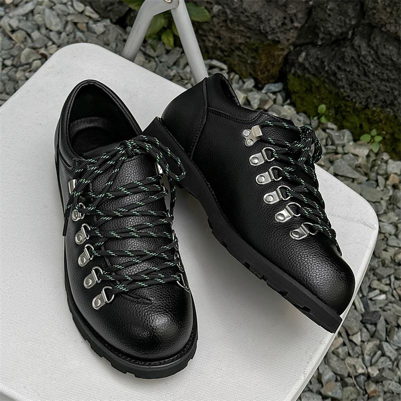 Leather Shoes For Man Genuine Leather Big Size Shoes High Quality Designer Formal Platform Casual Shoes Fashion Business