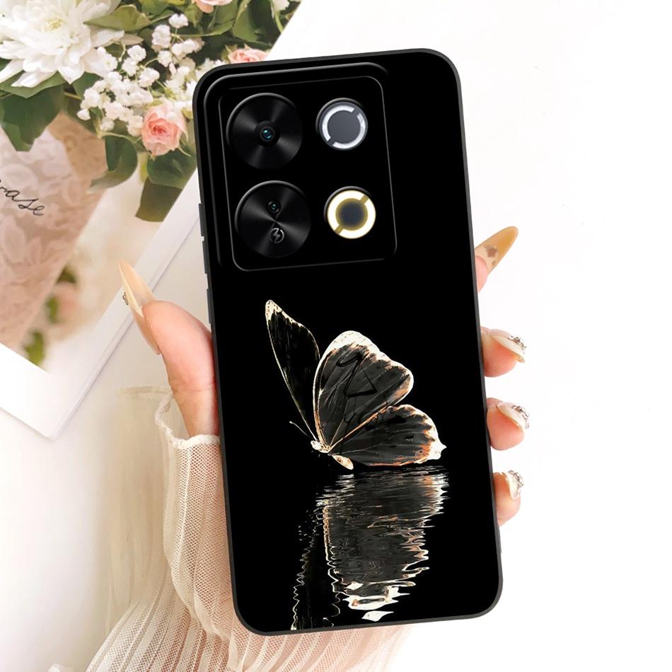 For ITEL P65 Cute Cat Flower Cartoon Phone Case For Itel P671L ItelP65 Shockproof Soft Silicone Covers Bumpers