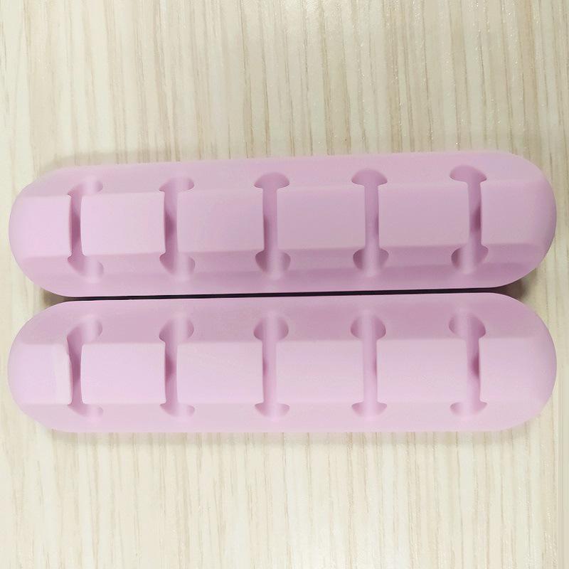 Creative Silicone Cable Organizer: Multifunctional, Self-Adhesive Storage Clip for Car & Desktop