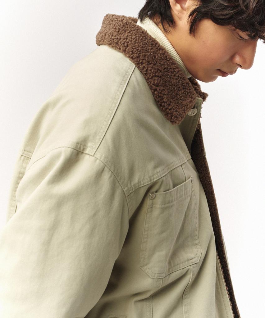Satur Marron Trucker Jacket Cream