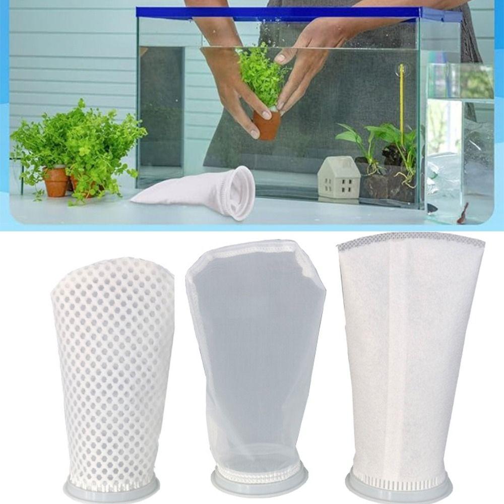 Washable Reusable Fish Tank Water Sump Filters Bag Marine Filter Bag Fish Tank Filtration System