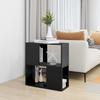 Bookshelf Black 60 x 24 x 63 cm Particleboard