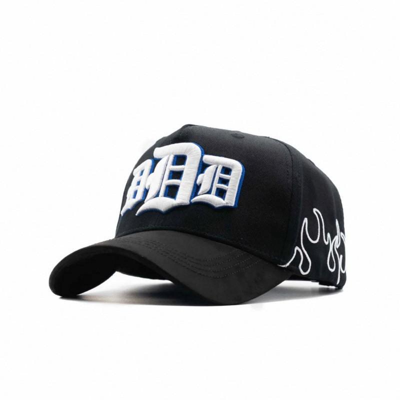 Unisex Adjustable Baseball Cap With Embroidered Letter Hip Hop Style Cotton Hat Men Women
