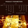 LED Icicle Lights for Outdoor Christmas Decorations,118Ft 1200 LEDs Christmas Fairy Light with Timer&Memory Function,8 Lighting Modes,Plug in hanging