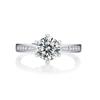 Bague Ringen Кольцо для женщин с серебряной вставкой S925 0,5-2 карата и муассанитом на тему коронации для любви Новое живое кольцо