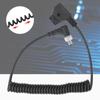 D‑TAP Plug to DC Port DC Monitor Supply Cable Plastic Black Spring Power Wire with Lock