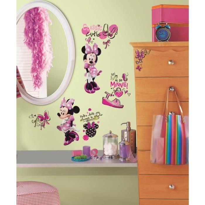 Disney Minnie Fashionista Stickers - The Deco Factory - Repositionable - Pink - Child