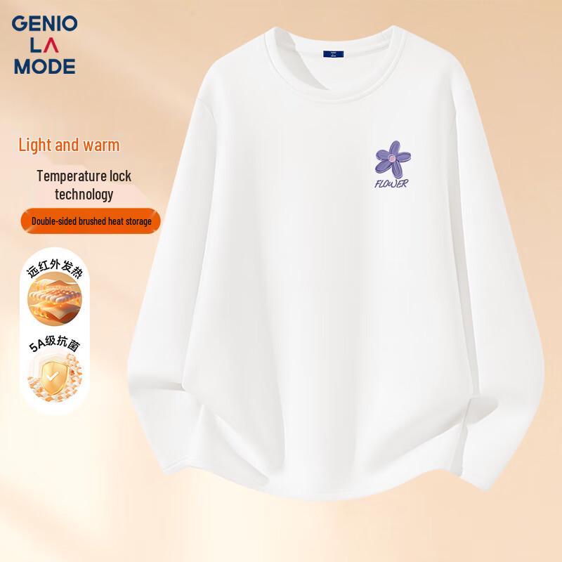 Мужская футболка с длинным рукавом и флисовой подкладкой GENIOLAMODE