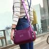 Multi-layer Nylon Shoulder Bag  Waterproof Multi-pocket Zipper Bag  Lady Messenger Bag  Designer Crossbody Bag