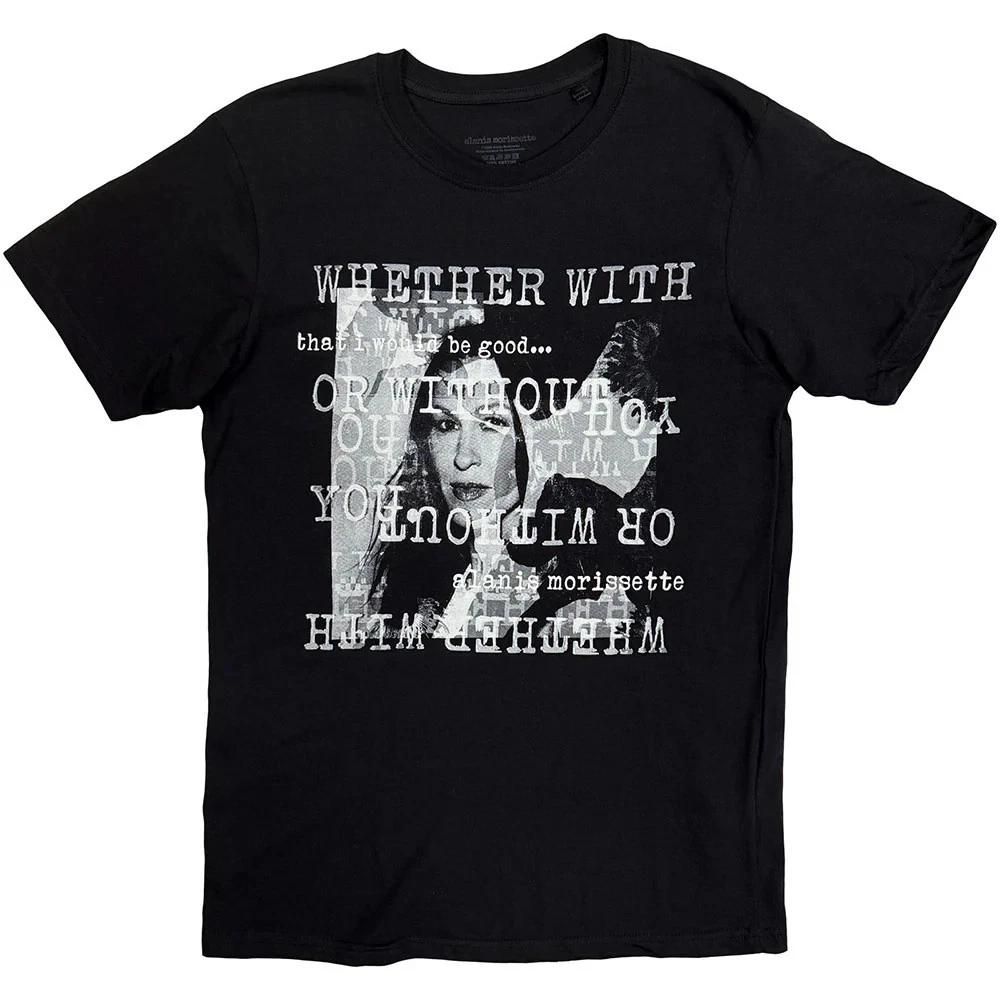 Alanis Morissette T-Shirt: Whether With (Black) OFFICIAL NEW