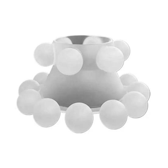 Мужское кольцо для продления полового акта с 3-слойными силиконовыми бусинами, противоскользящее фиксирующее кольцо для более длительной близости