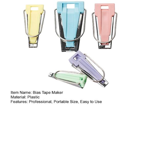 5 шт. косая бейка для изготовления тесьмы 6/9/12/18/25 мм 5 размеров инструмент для изготовления косой бейки портативный профессиональный DIY ткань квилтинг швейные принадлежности