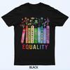 Equality Books Peace Love Compassion LGBT Gay Lesbian Pride T-Shirt