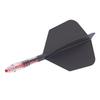 CUESOUL Integrated Dart Flights ROST AK57 T19 Carbon Fiber Reinforced Big Wing Shape 3 Pieces CS-AK571-8