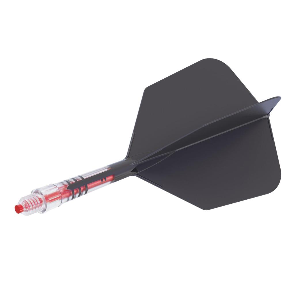 CUESOUL Integrated Dart Flights ROST AK57 T19 Carbon Fiber Reinforced Big Wing Shape 3 Pieces CS-AK571-8