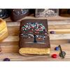 NEW Leather Journal Tree of Life - Genuine Leather Notebooks For Women - Beautiful Journal For Sketches Book Book Blank Spell Book