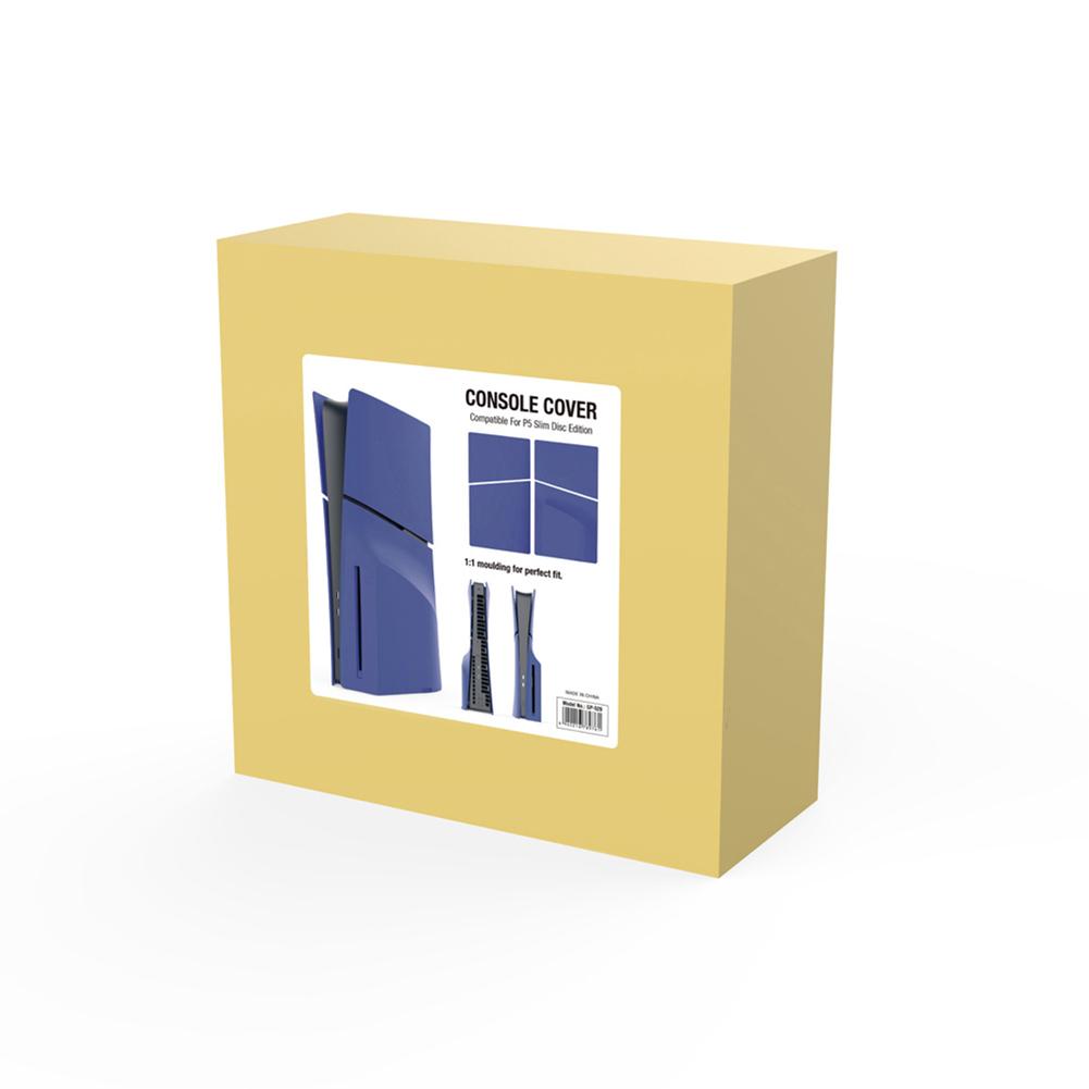 Жесткий чехол ABS с лицевой панелью, противоударный чехол для консоли PS5 Slim Disc Edition