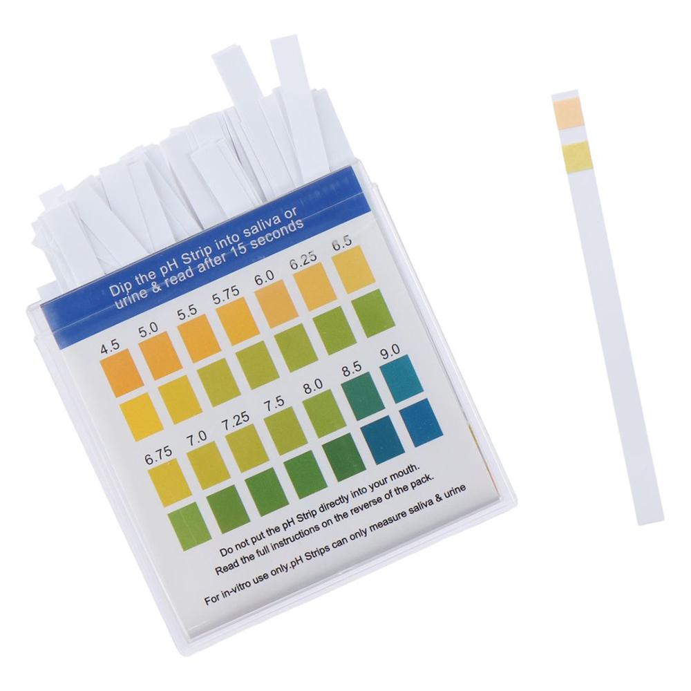 100-каратная высокоточная бумага для измерения pH, высокочувствительная лакмусовая бумага, определение кислотности и щелочности тела