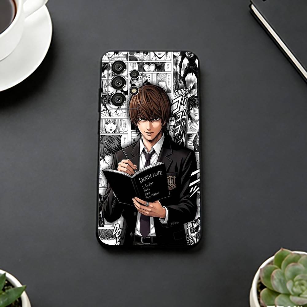 Death Note Amime Phone Case For Samsung S25,S24,S21,S22,S23,S30,Ultra,S20,Plus,Fe,Soft Silicone Black Cover