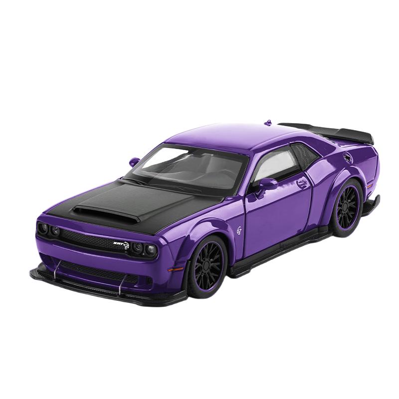 1:32 Dodge Challenger SRT Hellcat Redeye V8 Металлический Литой Модель из Сплава Американский Мускул Спортивный Автомобиль Коллекция Хобби Декорации
