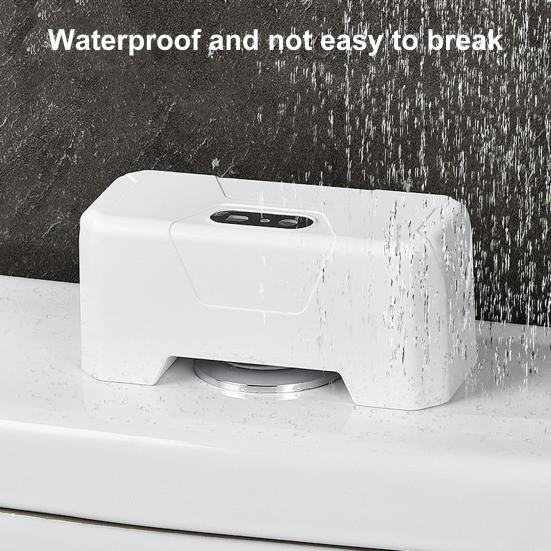 Toilet Sensor Flusher Kit Hands-Free 0.25S Induction Flush Switch Smart Toilet Flusher with IPX5 Waterproof