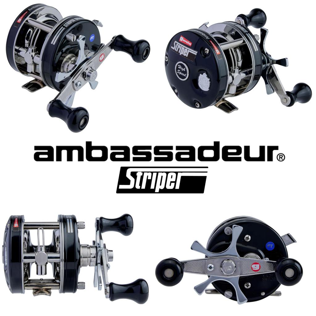 Катушка AbuGarcia Striper Black Round Classic Swedish AMB.4501 Леворукая,