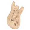 Unfinished Guitar Body for SSH Style Pre Drilled Holes Paulownia Wood Electric Guitar Body for DIY M