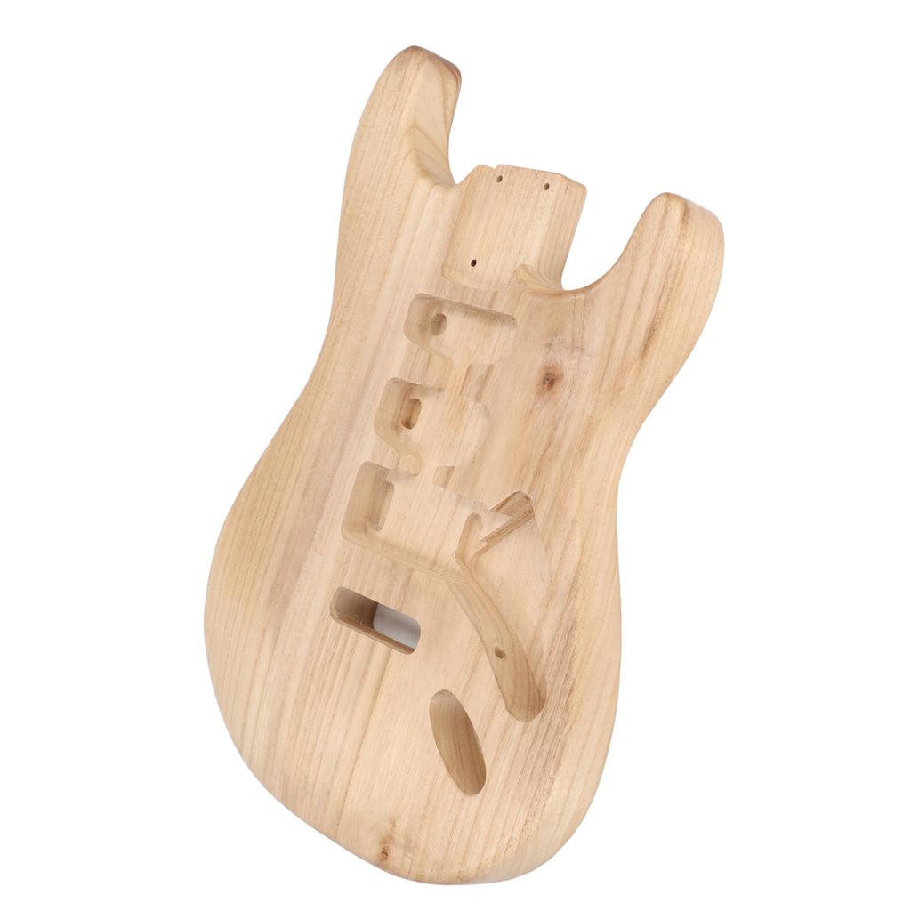 Unfinished Guitar Body for SSH Style Pre Drilled Holes Paulownia Wood Electric Guitar Body for DIY M