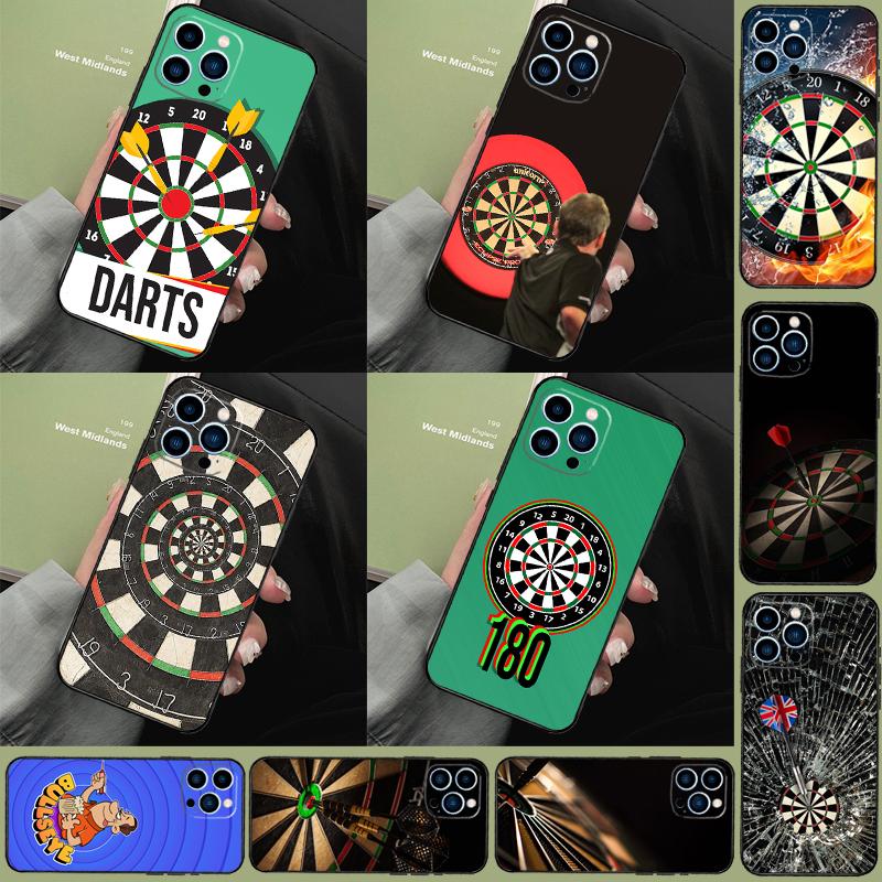 Darts Funda Case For iPhone 16 Pro Max 15 14 11 12 13 Pro Max Mini XR 16e 16 15 Plus Phone Cover