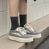 Весенние новые модные парусиновые кеды с низким верхом, дышащие и универсальные, повседневные спортивные туфли 4401-J4402-J