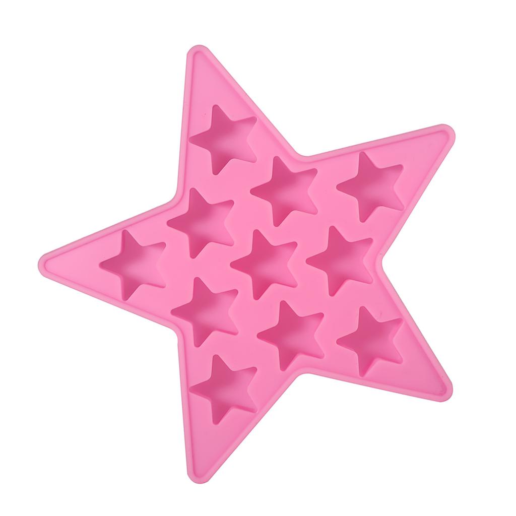 1x Форма для льда в виде пятиконечной звезды, крутая силиконовая, для заморозки, инструменты для клуба, бара, вечеринки