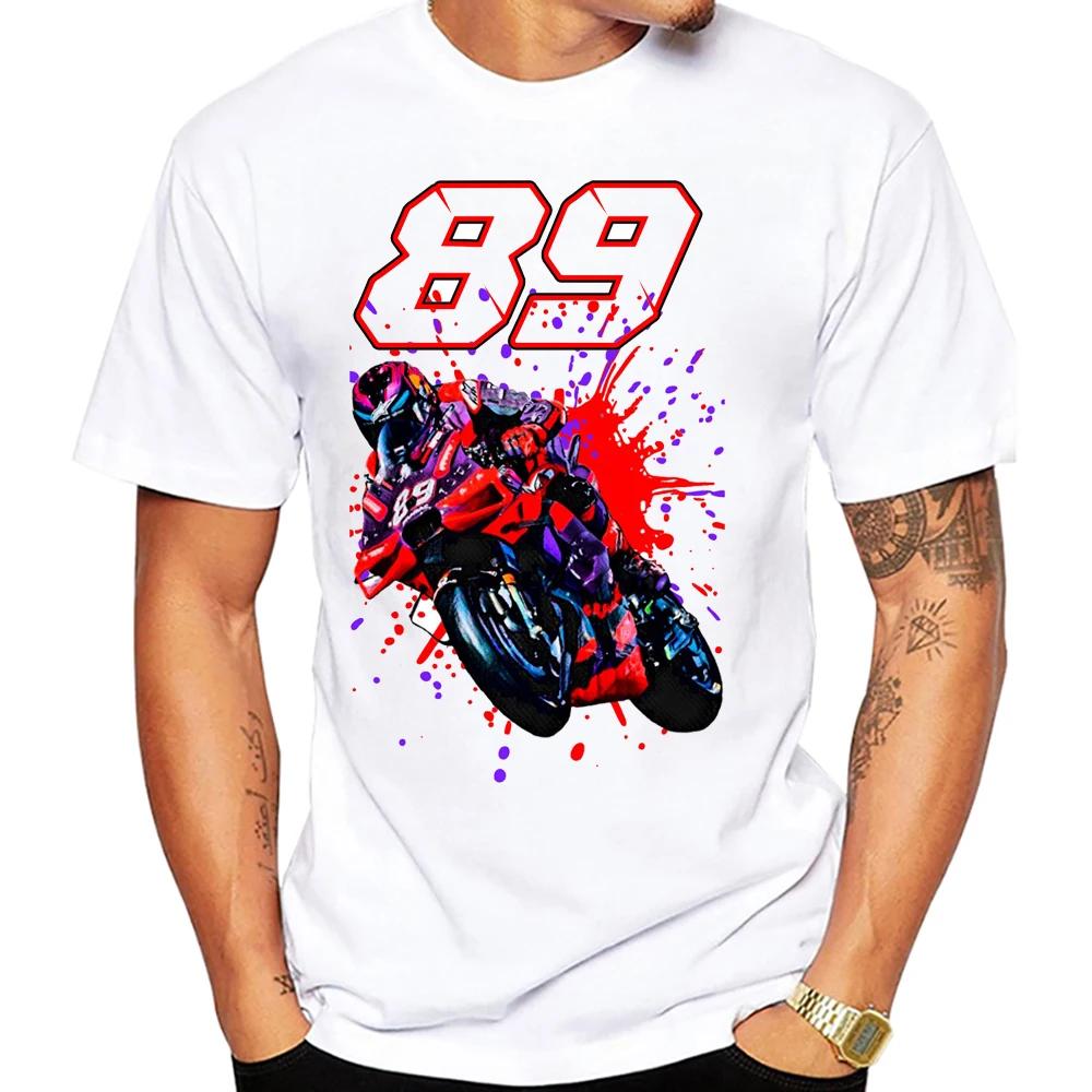Jorge Martinator 89 GP Race Ride Fans T-Shirt New Summer Men Short Sleeve Sport Boy Casual Tees Motorcycle Riding White Tops