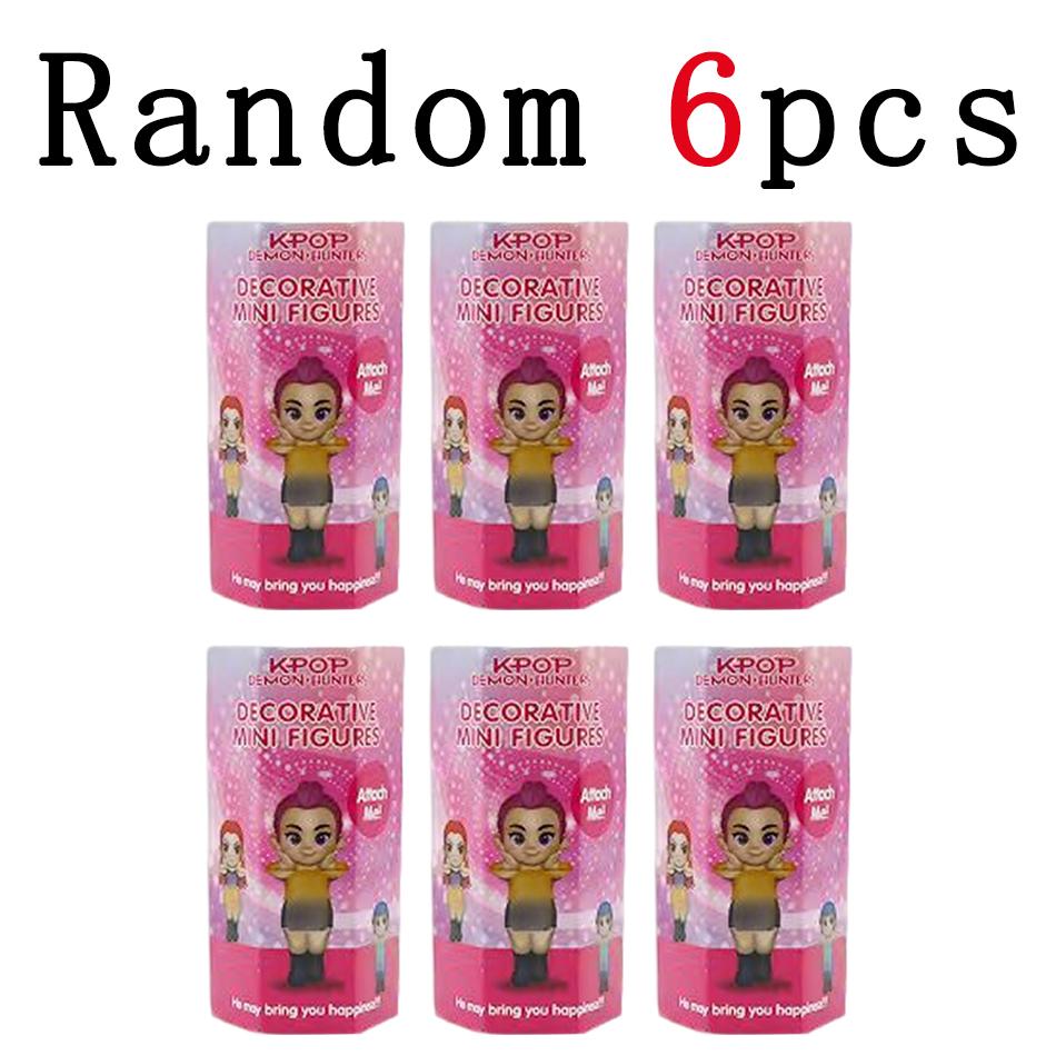 Продажа Kpop Охотники на демонов Серия Blind Box Аниме Фигурки Украшения Куклы Фанаты Детский Подарок на День Рождения Случайный Blind Box