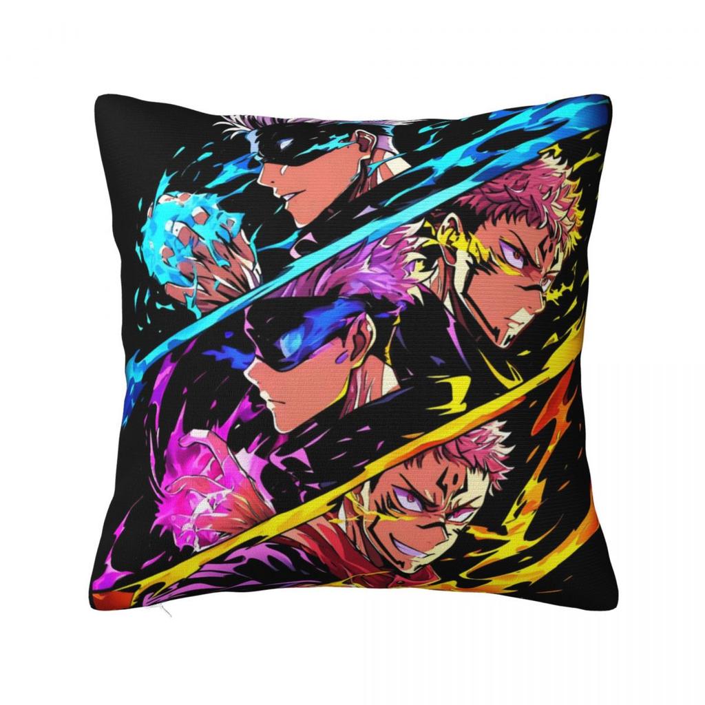 Jujutsu Kaisen Ryoiki Tenkai Pillow Cover Novelty Pillow Case For Sofa Home Decoration Cushion Cover Square Pillowcases Gift