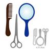 Mirror Scissors Comb Barber Shop Design Style Metal Cutting Dies DIY Scrapbooking Embossing Stencil Paper Craft Album Template