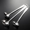 304 Stainless Steel Soup Shell Colander Tip Handle with Hanging Hole Multi-specification Bright Small Hot Pot Spoon Housewarming Gift