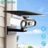 Solar Lights Outdoor Motion Sensor Solar Dummy Fake Camera Monitoring Wall Lamp Solar Security Lights 3 Modes Garden Patio