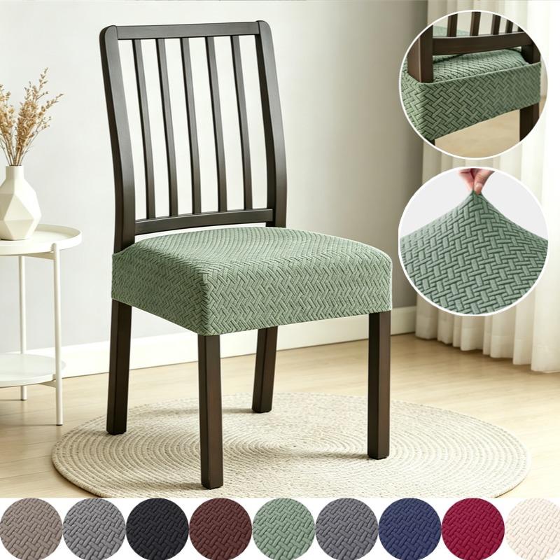Stretch Dining Chair Cover Soft Removable Anti Dust Seat Slipcover For Hotel Home Restaurant Furniture Protection