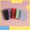 Portable  Loose-leaf Notebook Cover  Transparent Book Clip Dazzling Stars Notebook Loose Leaf Binder