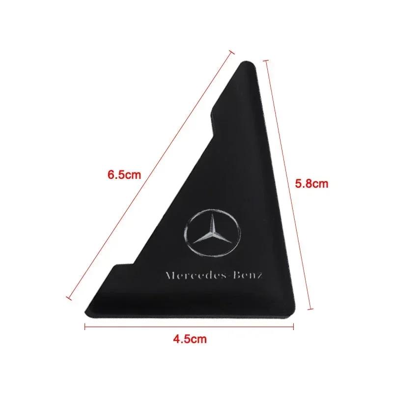 AABHZ1 2PCS for Mercedes Benz Car Door Edge Buffer Cover Anti-collision Sticker W176 W177 W204 W205 W210 W211 W212 W213 GLA GLK ML GL