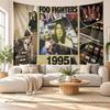 Foo Fighters Wall Tapestry Home Decor Hanging Cloth Art Background Tapestry for Bedroom
