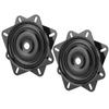 Pair of Seat Swivel Base Mount Plate High Strength 360 Degrees Rotating for Marine Boat7in