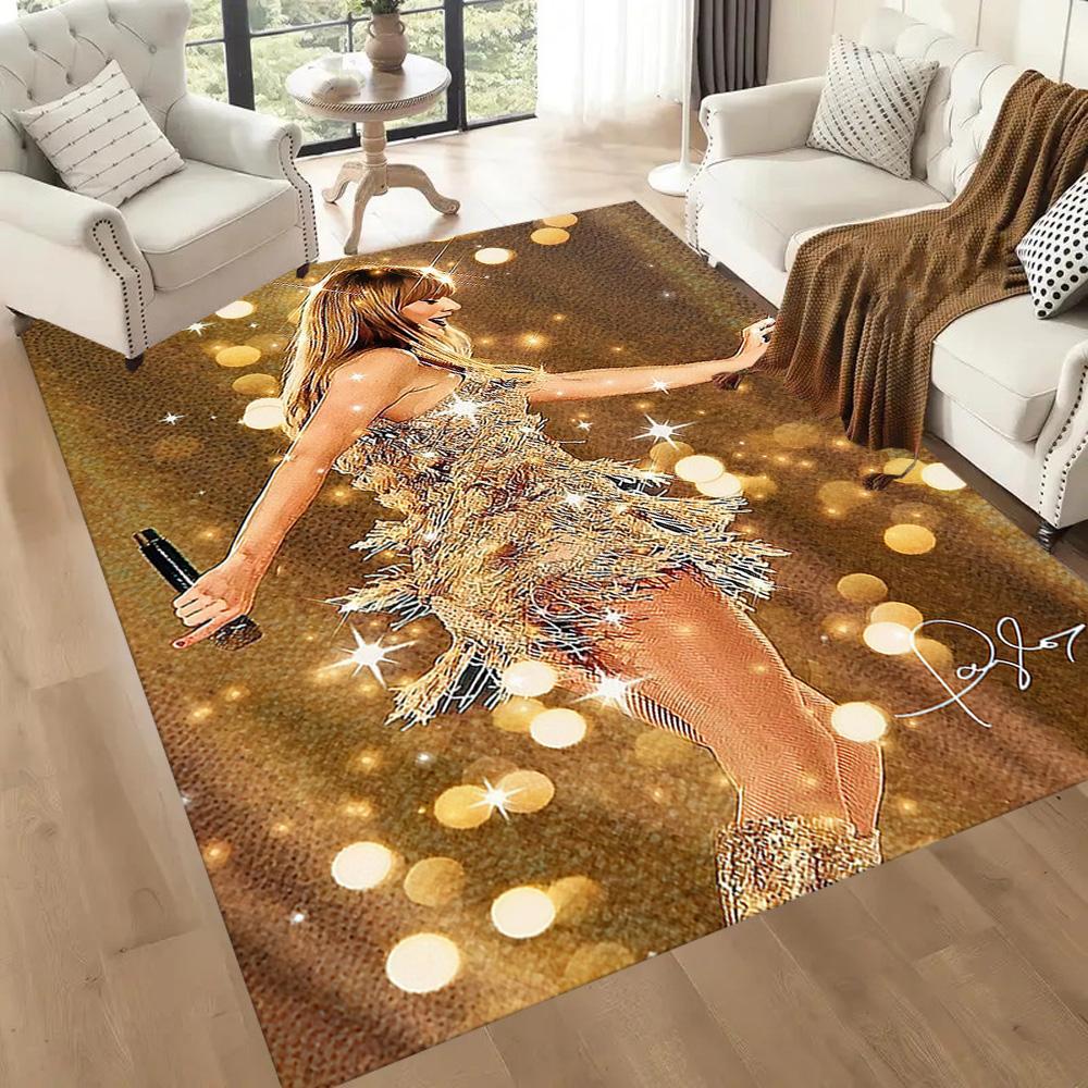 Golden Sparkle Performance Square rugs are a great choice for living rooms, bedrooms, home décor, and as gifts.