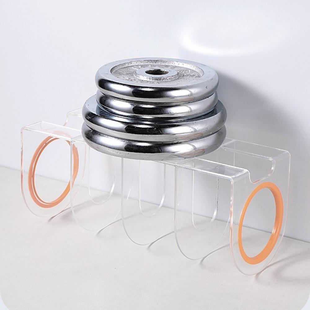Save Space Handle Bookends Transparent Divider Book Stand Minimalism Desk Storage Rack