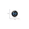 bja6 For Volvo 1/2PCS Metal Car Hooks Storage Sticker Auto Storage Accessories For Volvo T6 AWD C40 C50 C70 S40 S60 S70 S80 S90 V40 V