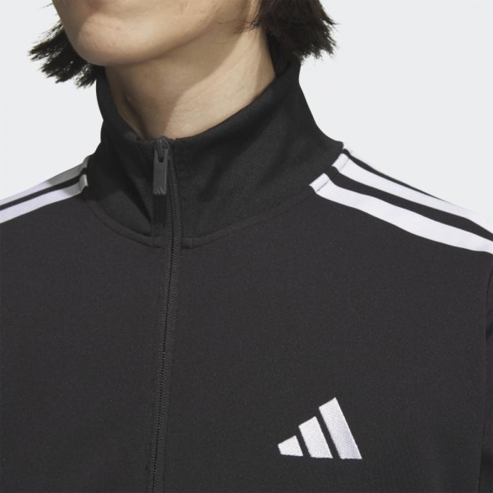 Adidas 3s Regular Fit Double Knit Track Jacket Jv6977