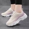 2025 Large Size Autumn New Casual Shoes Women's Shoes Comfortable Leather Surface Comfortable Sports Shoes Still Increase Platform Women's Shoes