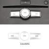 3Pcs Car Volume ON Buttons Cover Stickers Trim Fit For Mercedes Benz A B C ML CLS Class GLA200 ML GLK300 E260 Auto Accessories
