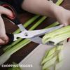 Korean Style Stainless Steel Scissors For Grilled Meat,Curved Blade Kitchen Shears For Chicken,Steak,Poultry BBQ Cutting Tools5